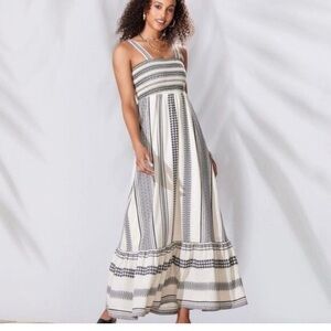 Versona Striped Maxi Dress size XL